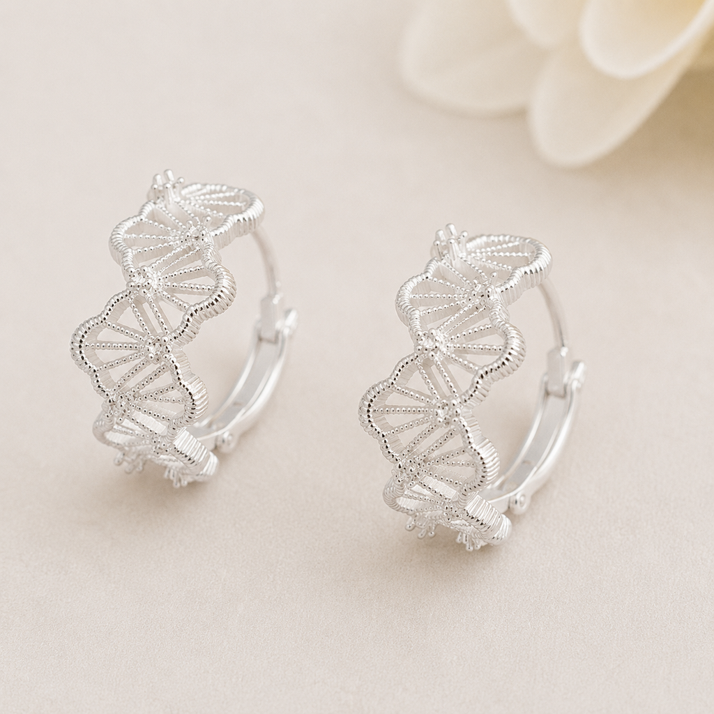 Silver Keepsake Earrings