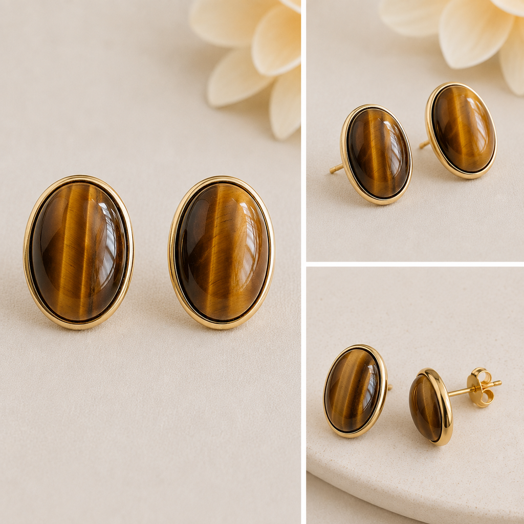 Signature Stone Earrings