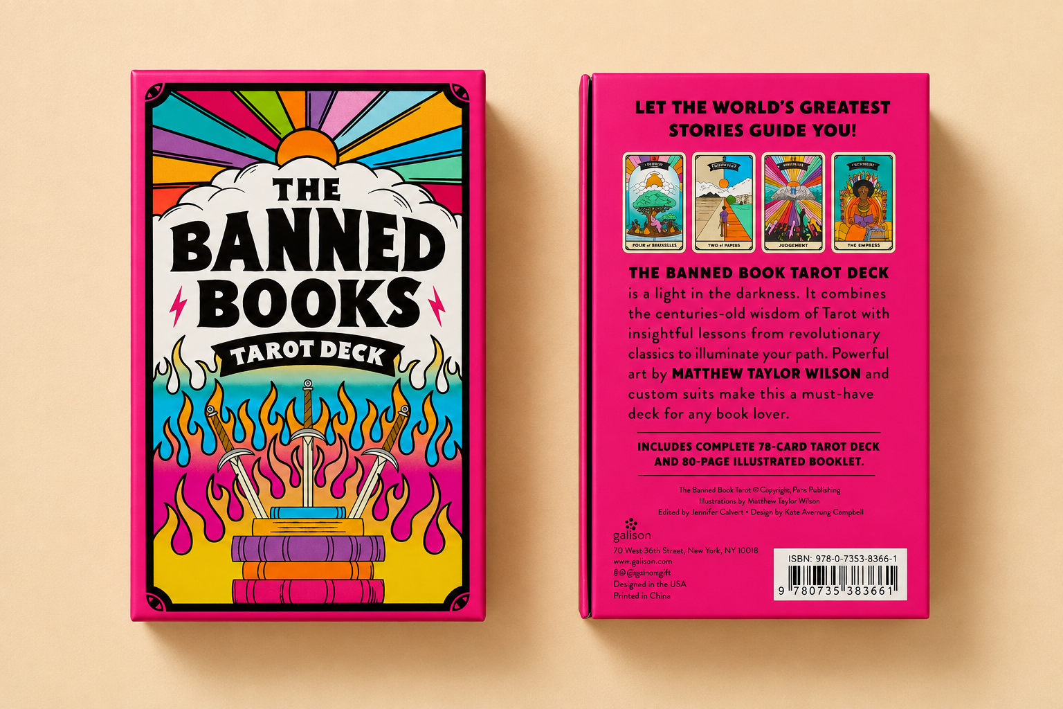 Banned Books Tarot Card Set