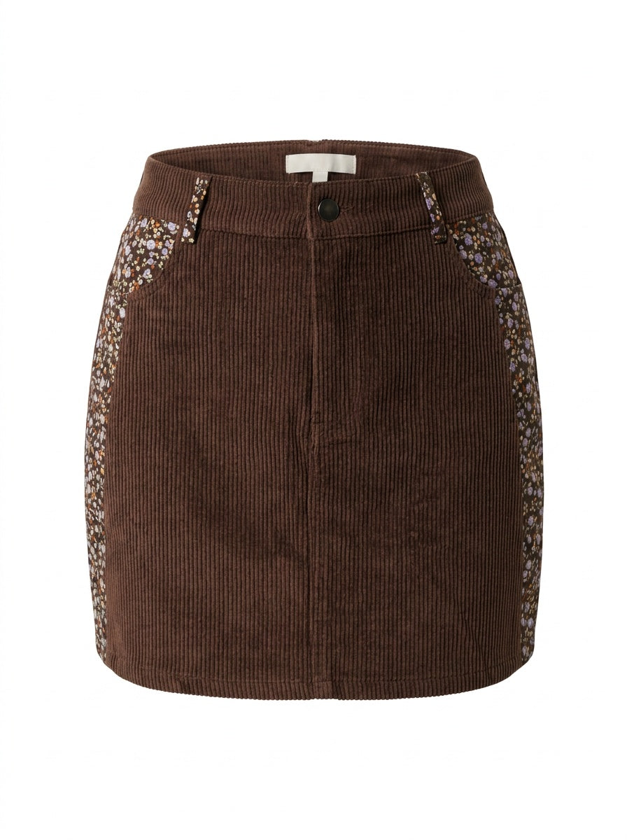 Wildflower Patch Cord Skirt