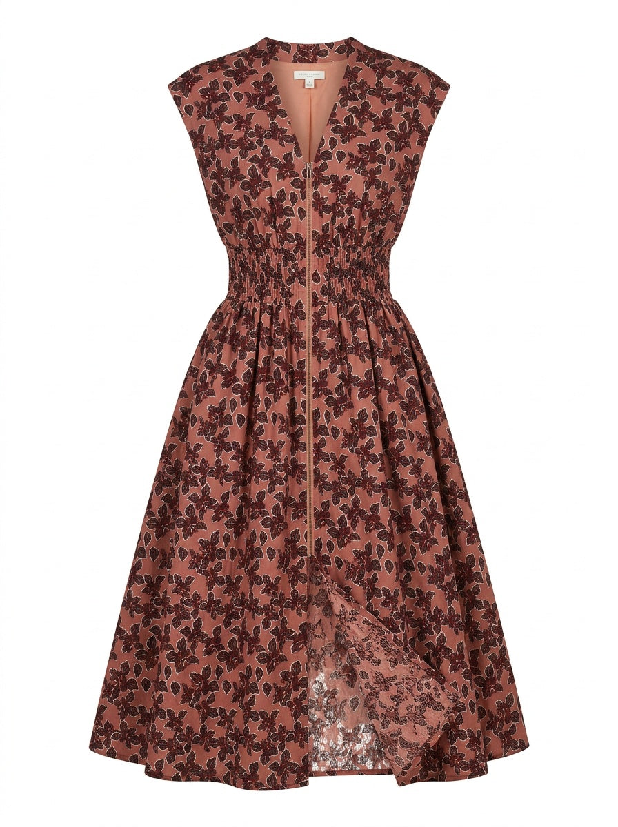 Autumn Bloom Midi Dress